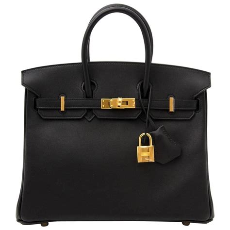 hermes birkin swift 25 black|Hermes Birkin 25 price.